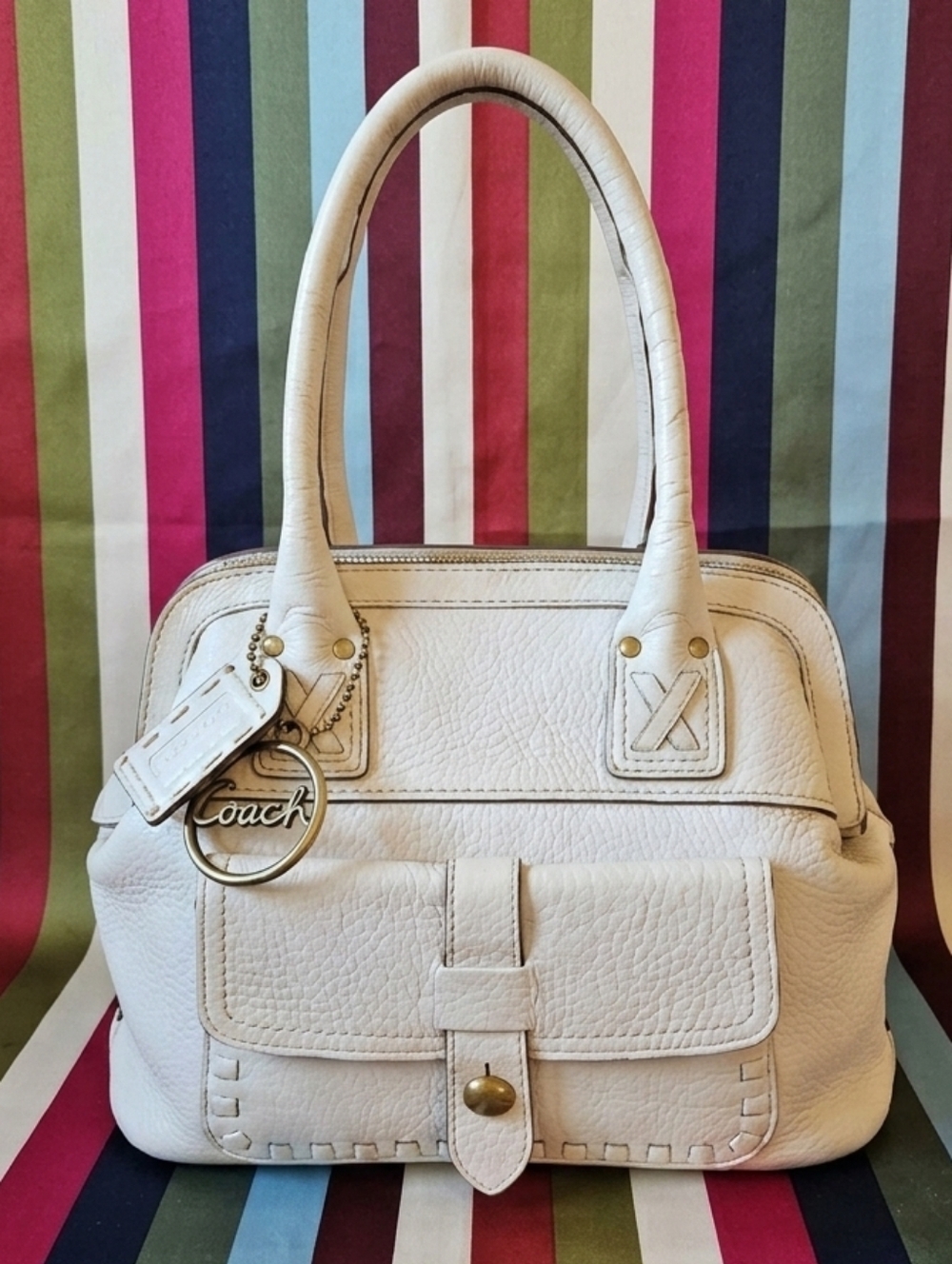Coach 2007 65th Anniversary Bleecker Legacy Thompson Satchel EUC